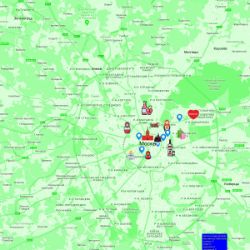 Туристская молодёжная карта Москвы (copy)