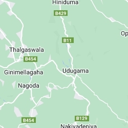 Galle &amp; Hikkaduwa 7KM Map