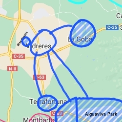 Mapa urbas Gironès