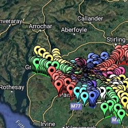 Glasgow Metro Map