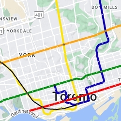 Toronto transit system from scratch